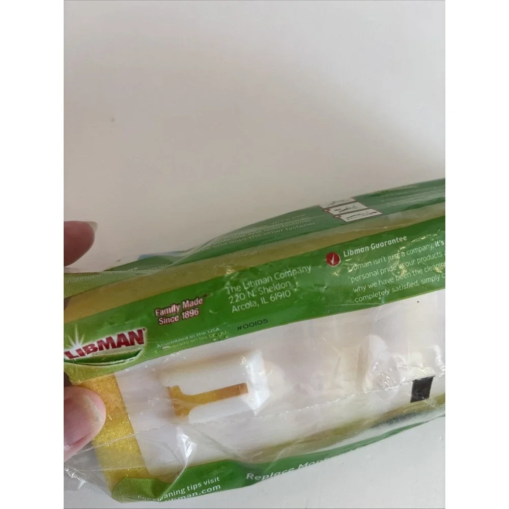 Libman Scrubster Mop Refill‎ Extra Absorbent Cellulose Sponge #00105 Fits #00105